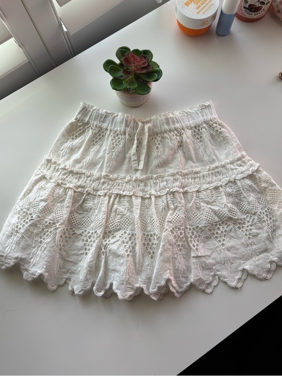 Zara Other - Zara Girls’ Eyelet White Skirt 9-10